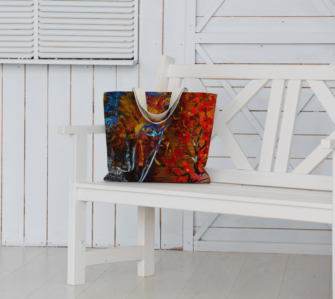 Face - Large Tote