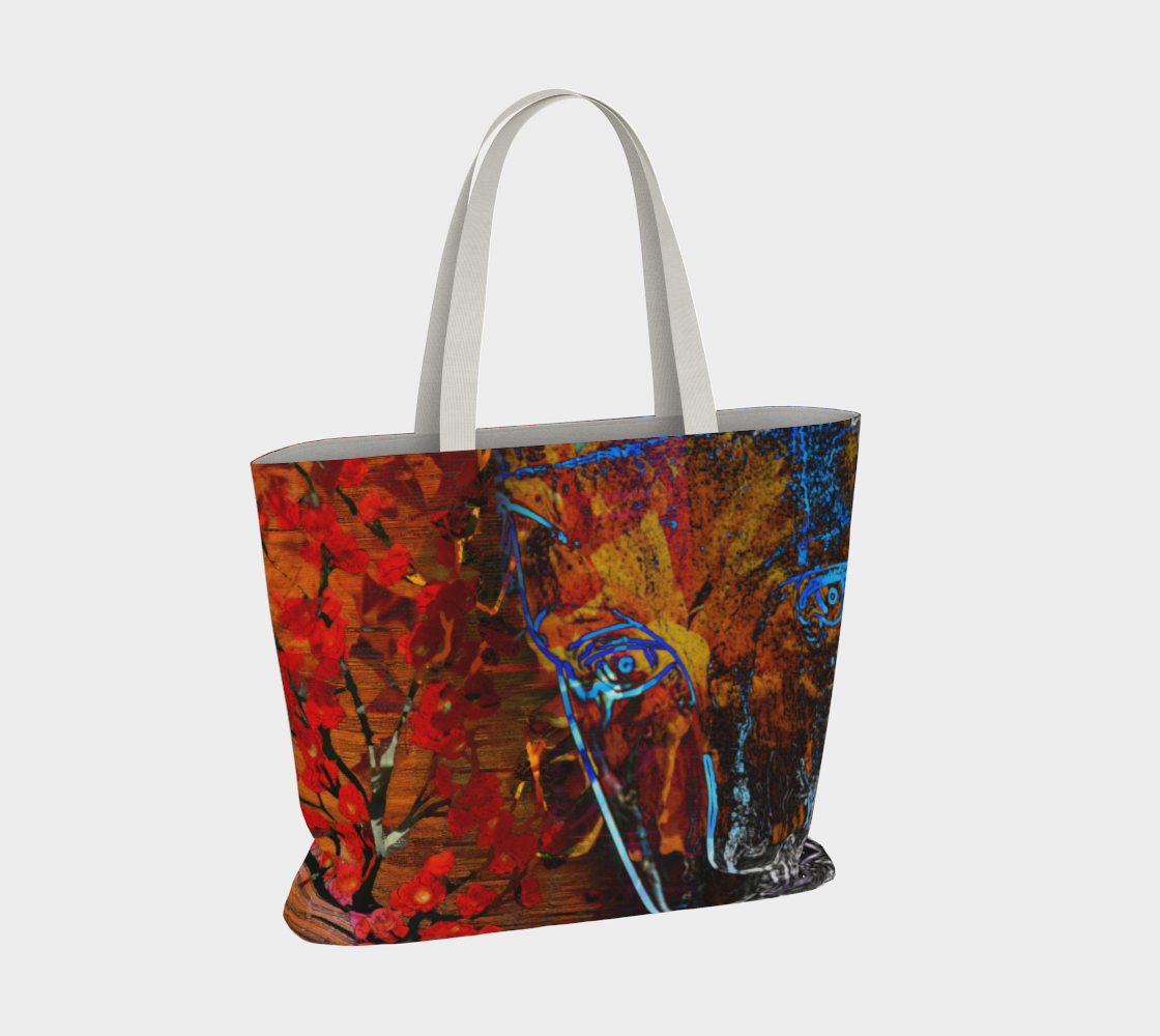 Face - Large Tote