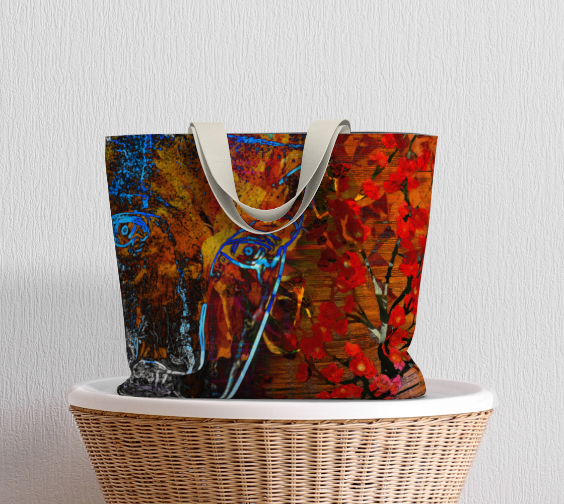 Face - Large Tote