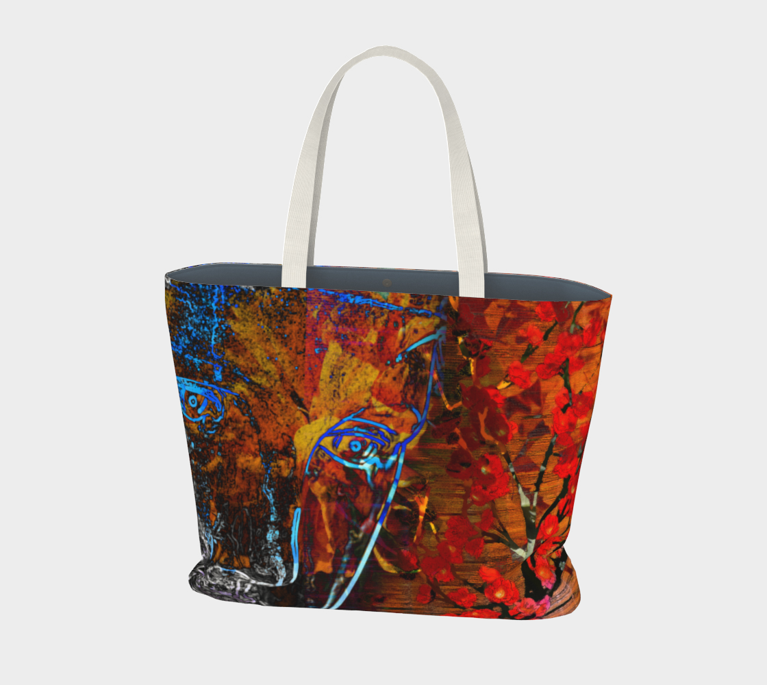 Face - Large Tote