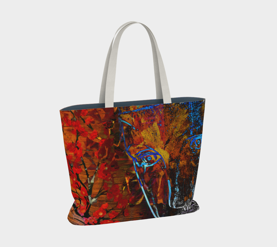Face - Large Tote