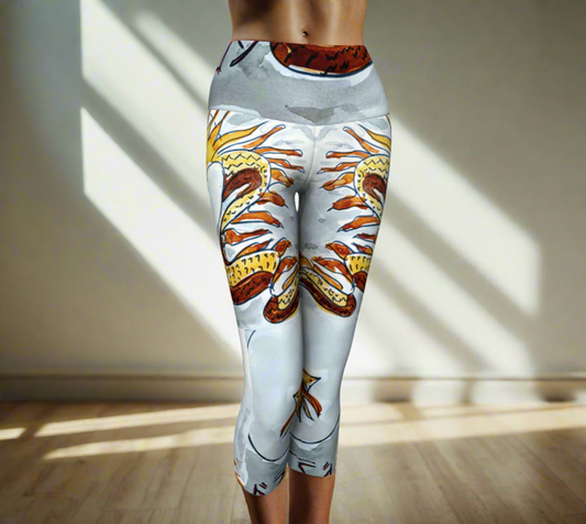 Dragon Capris Yoga Pants